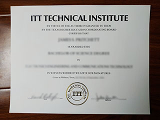 ITT Technical Institute Credentials