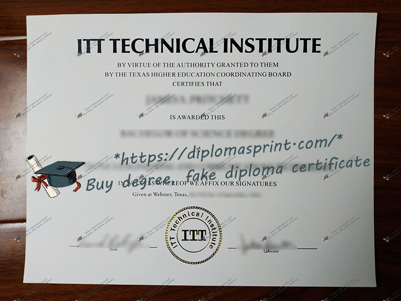 ITT Technical Institute Diploma