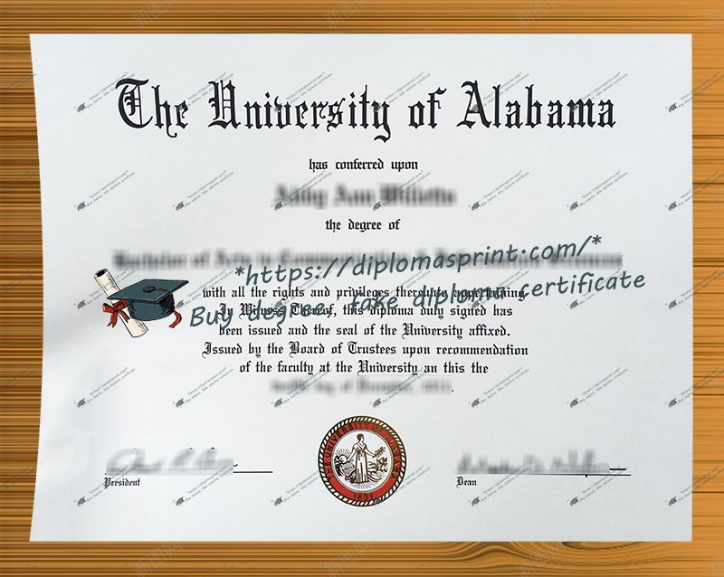 University of Alabama Qualification