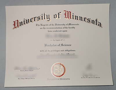 University of Minnesota Credentials