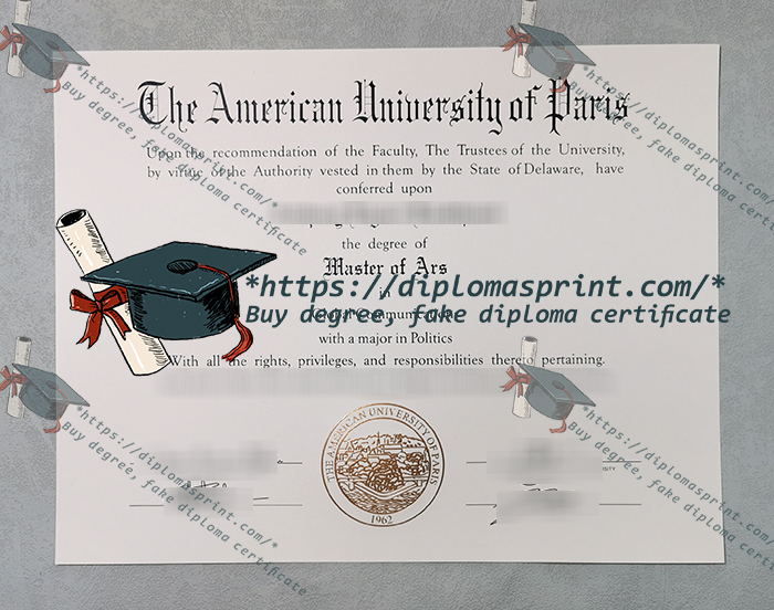 American University of Paris Diploma, AUP Diploma American University of Paris Diploma, AUP Diploma