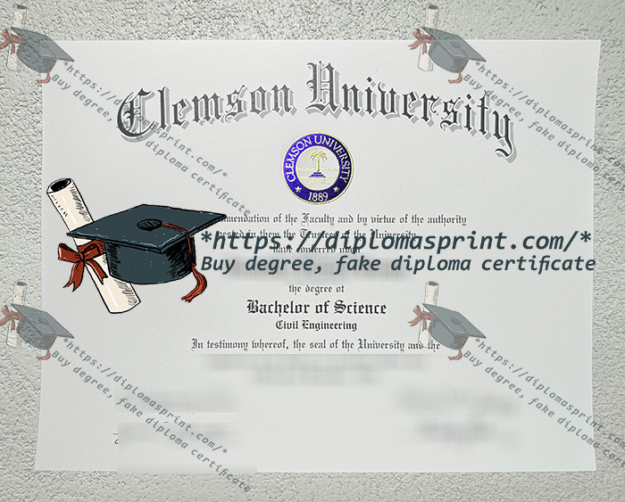 Clemson University Diploma Clemson University Diploma