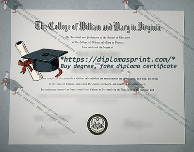 College of William & Mary Diploma