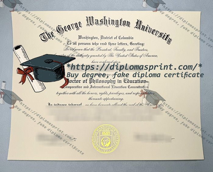 George Washington University Diploma, GWU Diploma