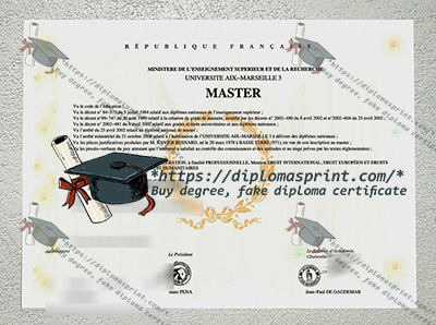 Université Aix-Marseille-III Credentials