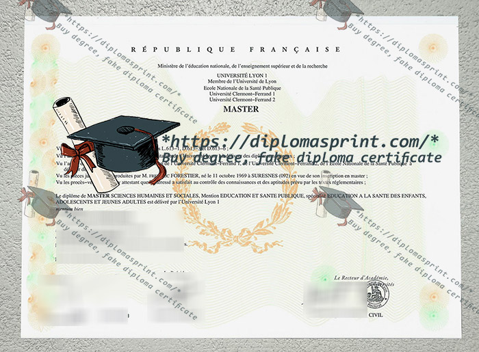 Université Clermont-Auvergne Diplôme, Université Clermont Ferrand-I Diplôme