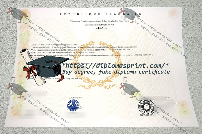 Université Grenoble Alpes Diplôme, UGA Credentials