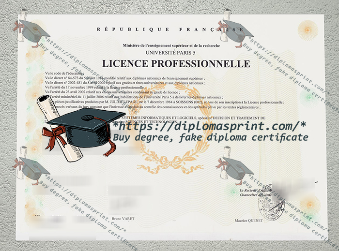 Université Paris-Descartes Diplôme Université Paris-Descartes Diplôme
