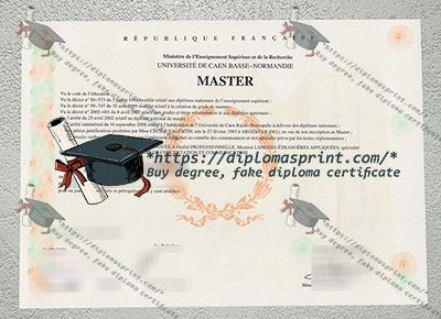 Université de Caen-Normandie Credentials