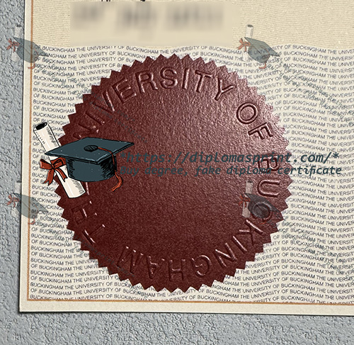 University of Buckingham Qualification seal