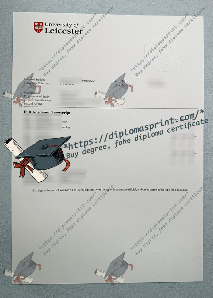 University of Leicester Transcript