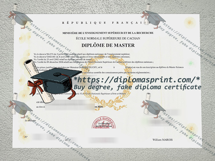 École normale supérieure Paris-Saclay Diplôme, ENS Paris-Saclay Diploma École normale supérieure Paris-Saclay Diplôme, ENS Paris-Saclay Diploma