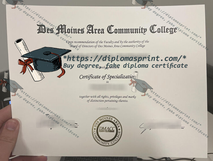 Des Moines Area Community College Diploma, DMACC Diploma