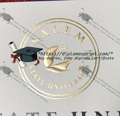 Salem State University Credentials seal Salem State University Credentials seal