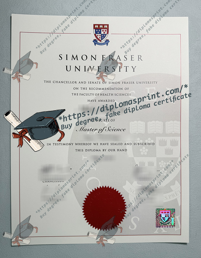 Simon Fraser University Diploma, SFU Diploma