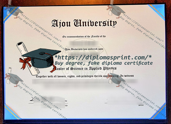 Ajou University Diploma