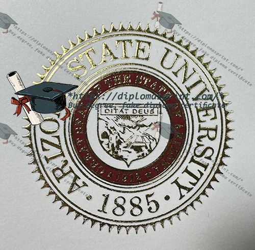 Arizona State University Credentials seal Arizona State University Credentials seal