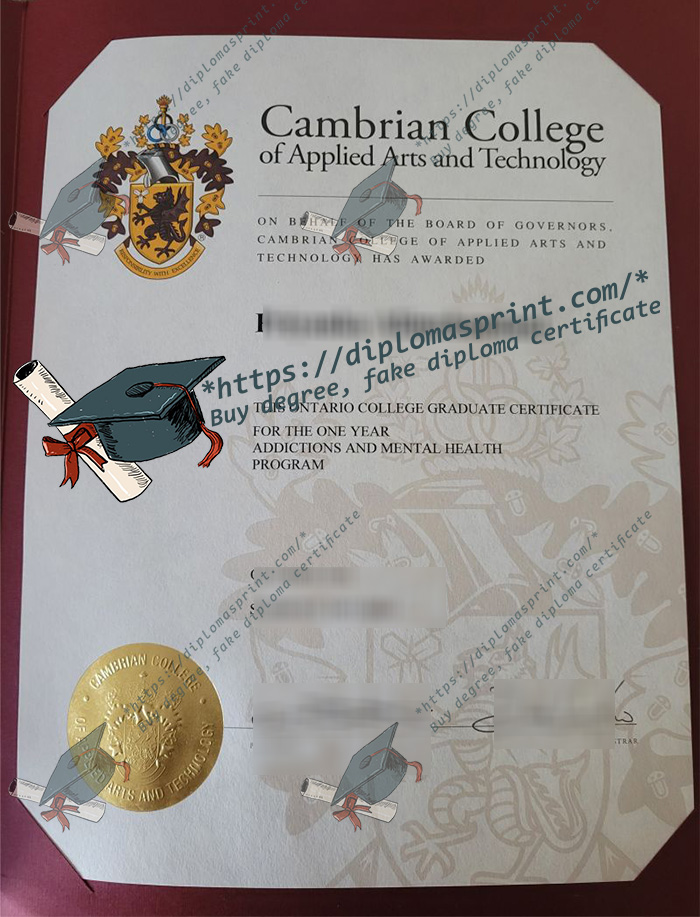 Cambrian College Credentials