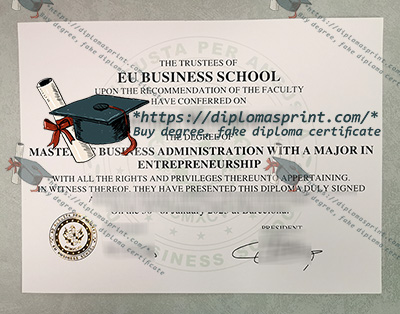EU Business School Credentials