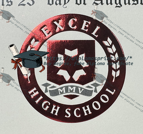 Excel High School Credentials Seal