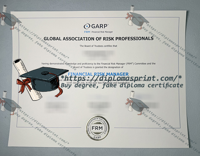 GARP FRM Certificate, Financial Risk Manager Certificate