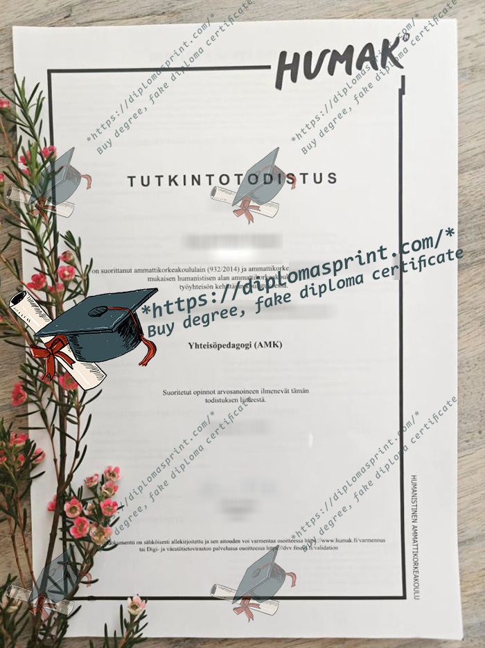 HUMAK Qualification Credentials