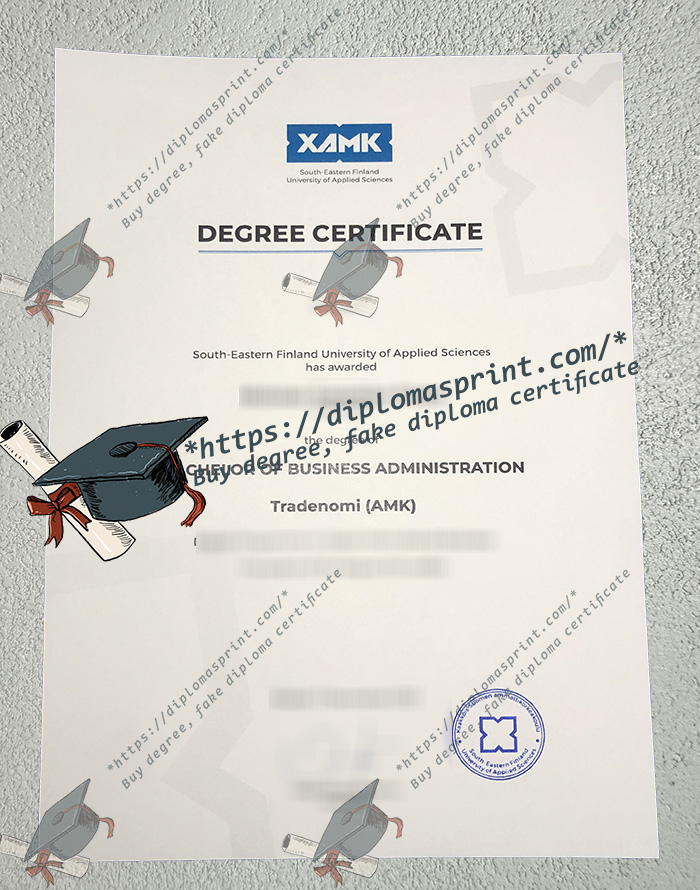 XAMK Qualification Credentials