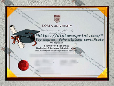 Korea University Credentials