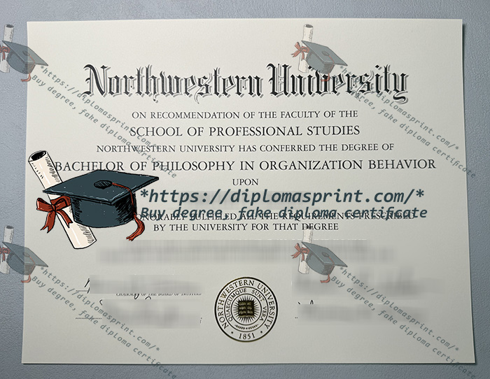 Northwestern University Diploma