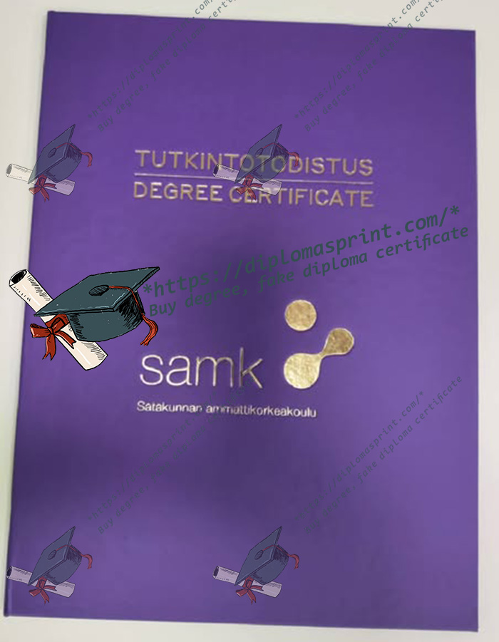Satakunta University of Applied Sciences Credentials Cover
