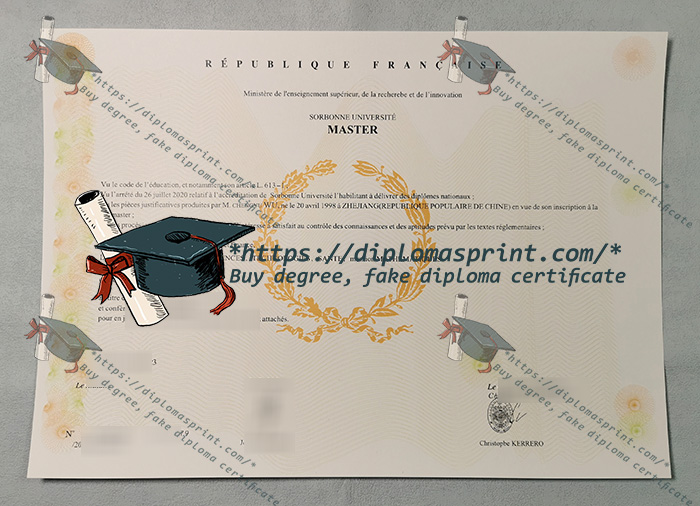 Sorbonne Université Diploma
