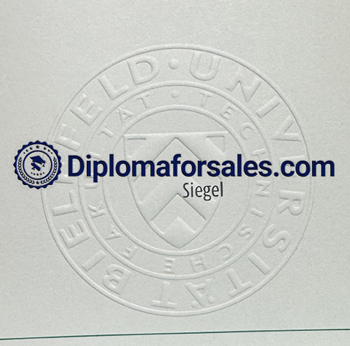 Bielefeld University Credentials