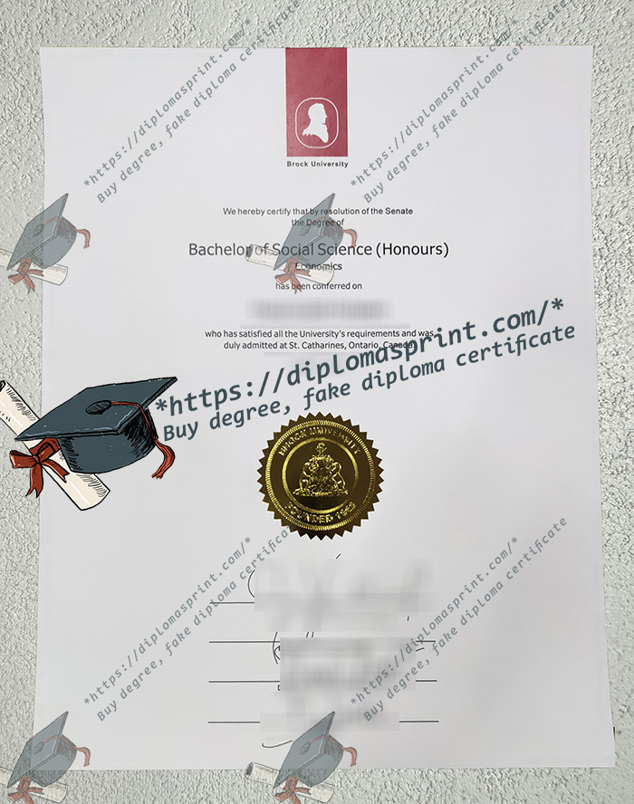 Brock University Diploma