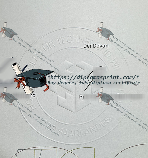 htw saar Urkunde Seal