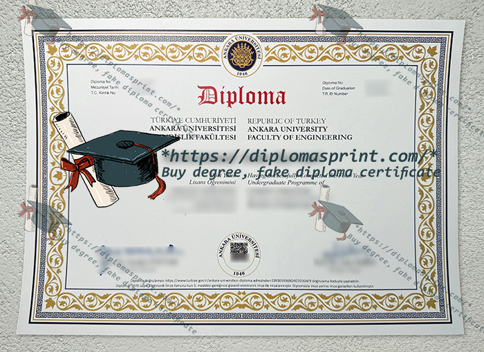 Ankara University Diploma, Ankara Üniversitesi Diploma