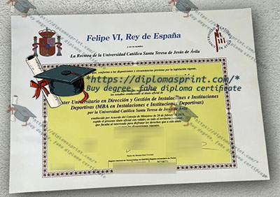 Catholic University of Ávila Credentials