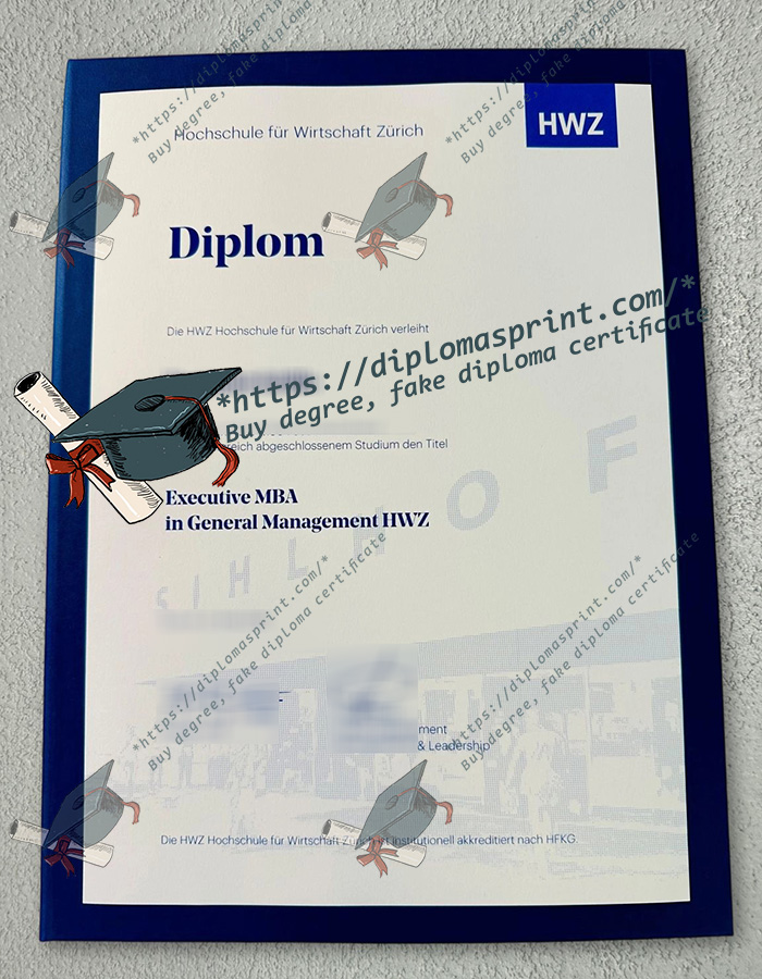 Hochschule für Wirtschaft Zürich Diplom, HWZ Credentials Hochschule für Wirtschaft Zürich Diplom, HWZ Credentials