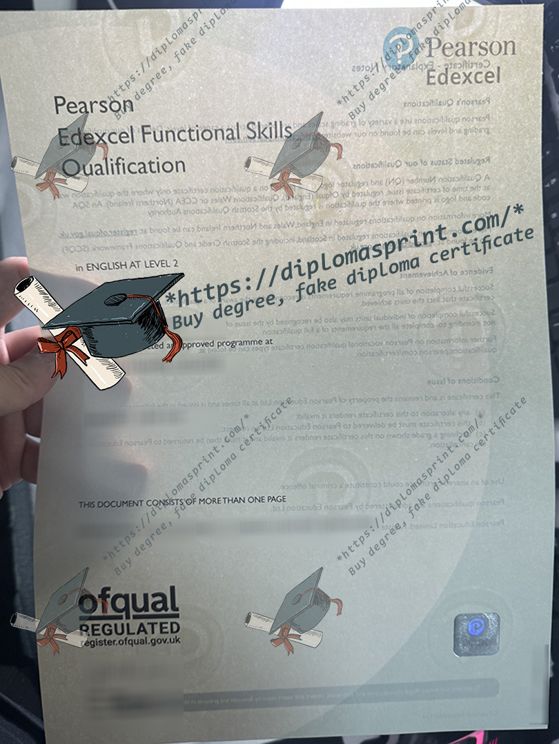 Pearson Credentials Watermark paper