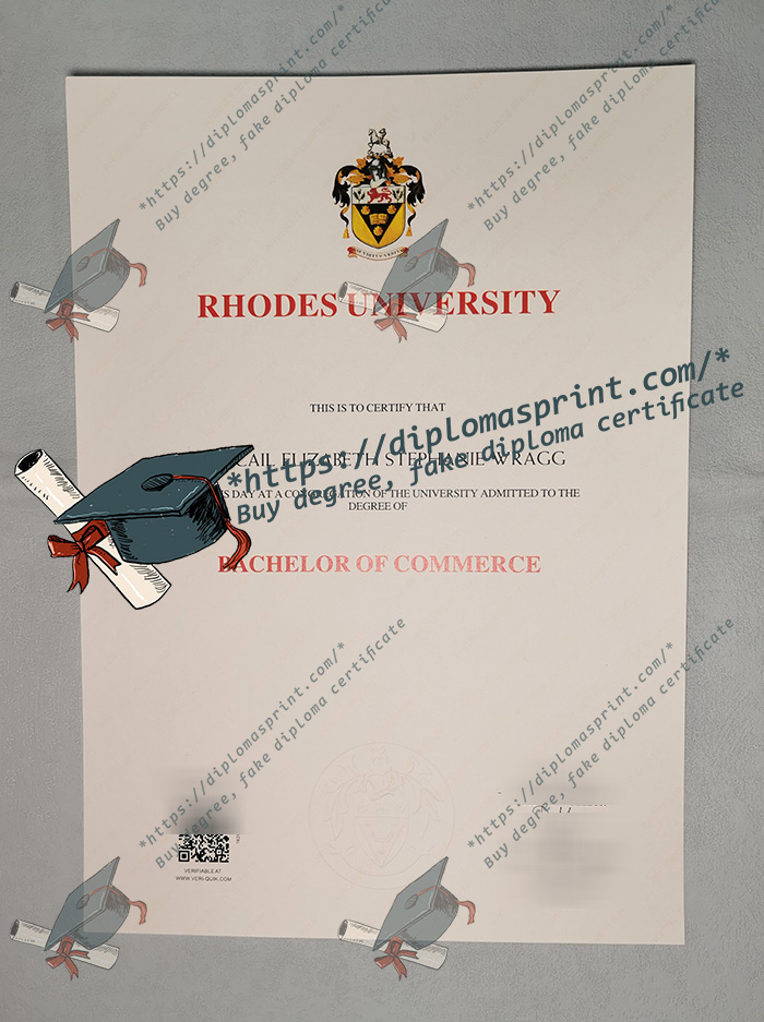 Rhodes University Diploma, Rhodes Universiteit Diploma