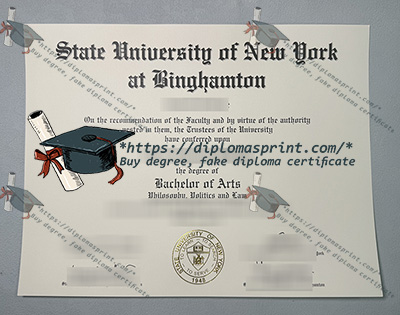 SUNY Binghamton Credentials