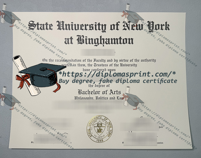 SUNY Binghamton Diploma