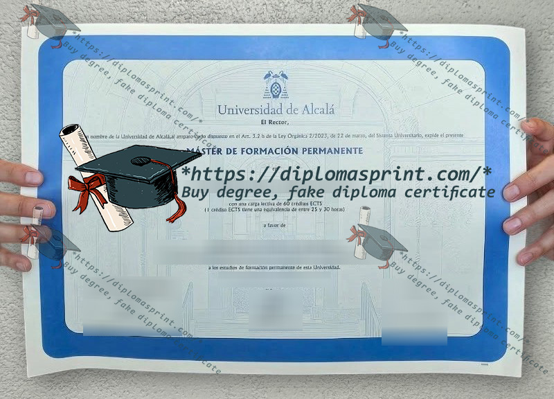 Universidad de Alcalá Diploma, UAH Diploma