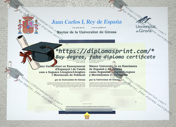 University of Girona Diploma, Universidad de Girona Diploma