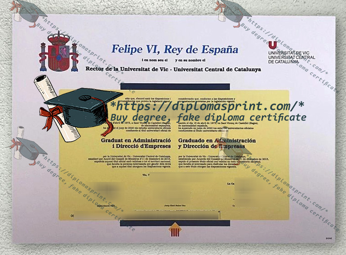 UVic-UCC , Universitat de Vic - Universitat Central de Catalunya Diploma