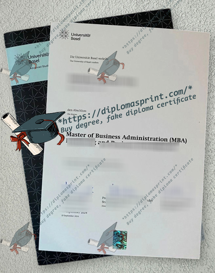 University of Basel Diploma, Universität Basel Diploma