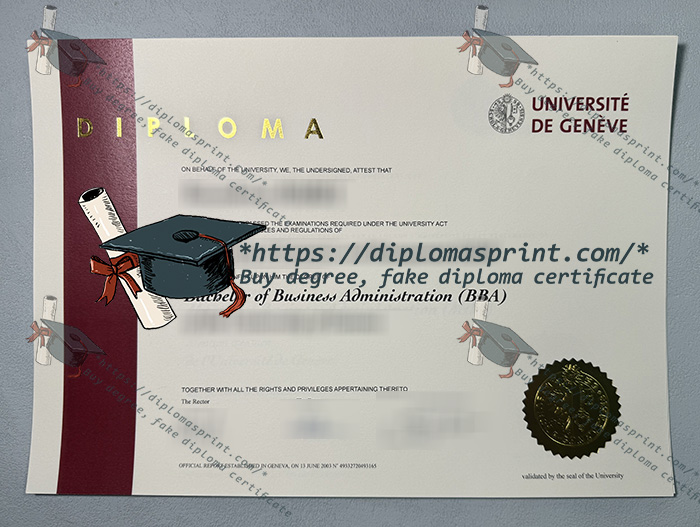 University of Geneva Diploma University of Geneva Diploma