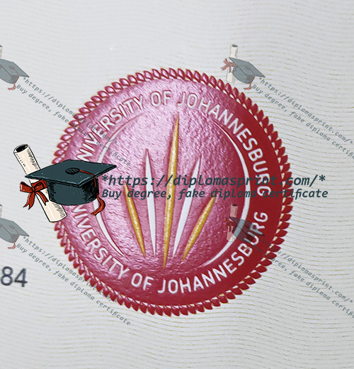 University of Johannesburg Credentials Seal