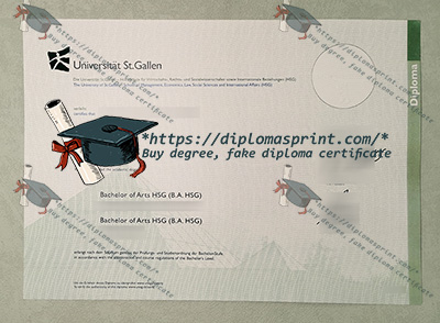University of St. Gallen Credentials