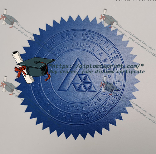 Ara Institute of Canterbury Credentials seal