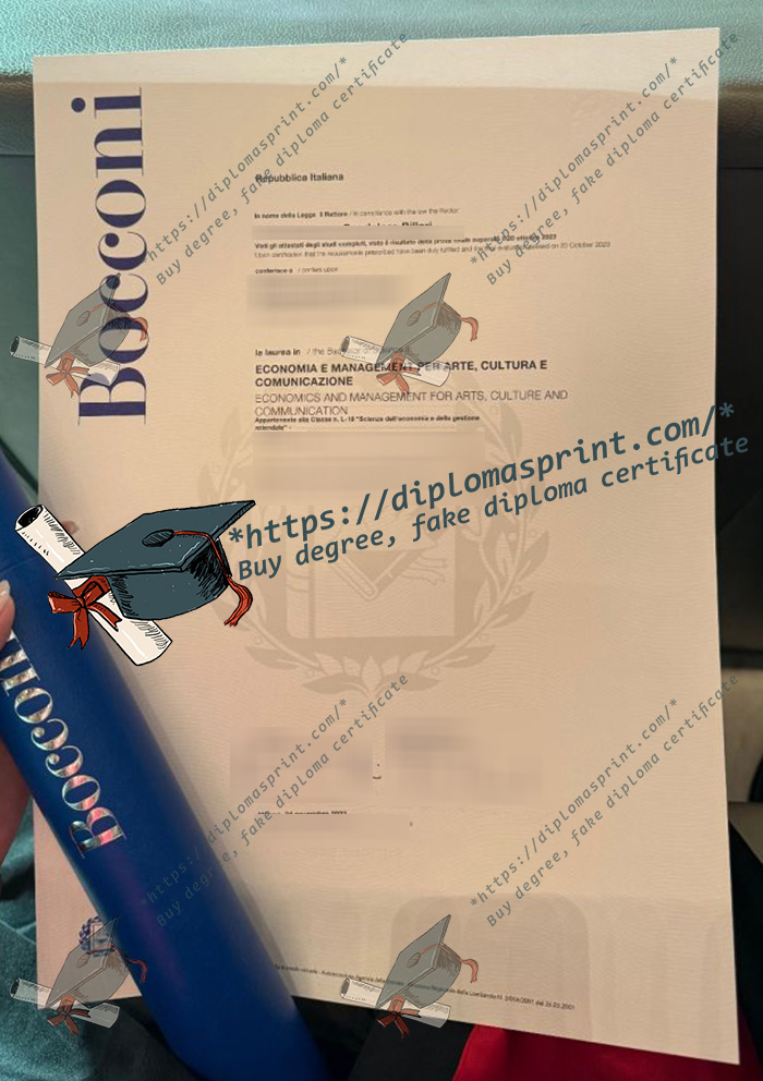 Bocconi University Diploma